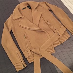 Victoria's Secret heavy sweater bomber jacket