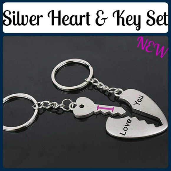 Accessories - Heart Key I LOVE YOU Keyring Set Valentine Day