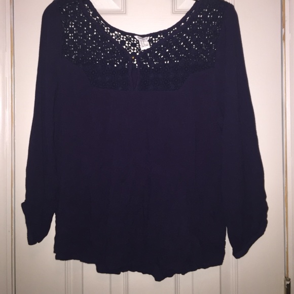 Navy Blouse