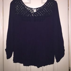 Navy Blouse
