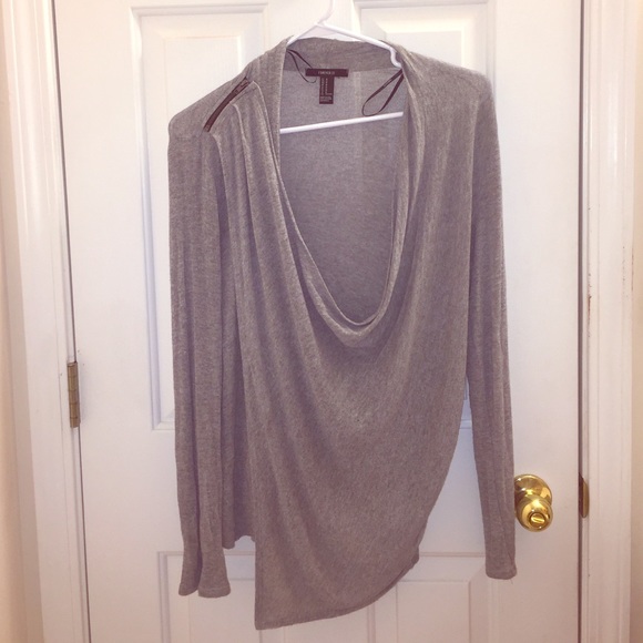 Grey Zip cardigan**SOLD**
