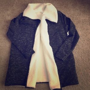 **NEW** Gap Sherpa-lined Spacedye Cardigan