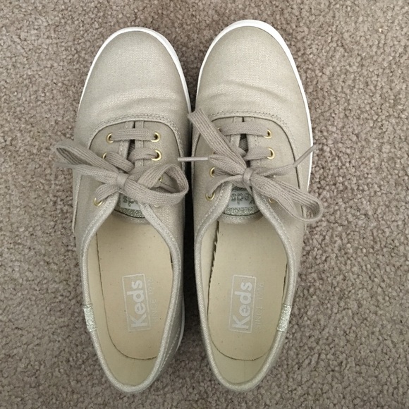 Gold Metallic Keds