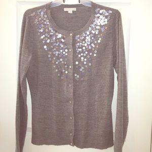 Gray NYC cardigan