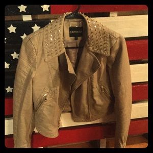 Express faux leather jacket