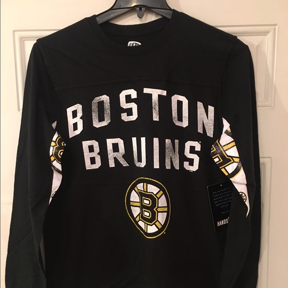 Boston Bruins Men Long Sleeve Tshirt - Picture 1 of 4