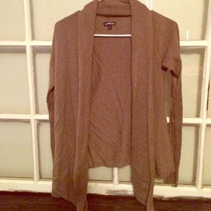 Brown cardigan