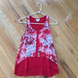 Parker Embry Floral Silk Tank