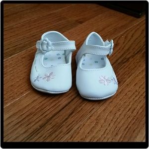 White Baby Shoes. Size 2
