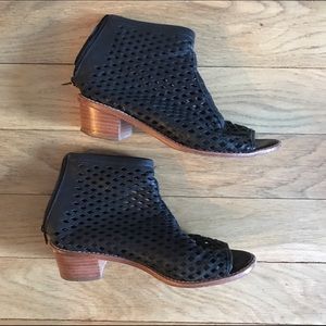Loeffler Randall Perforated peep toe booties