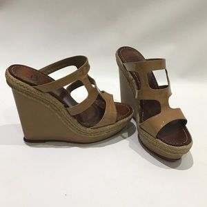 Christian louboutin wedge sandal