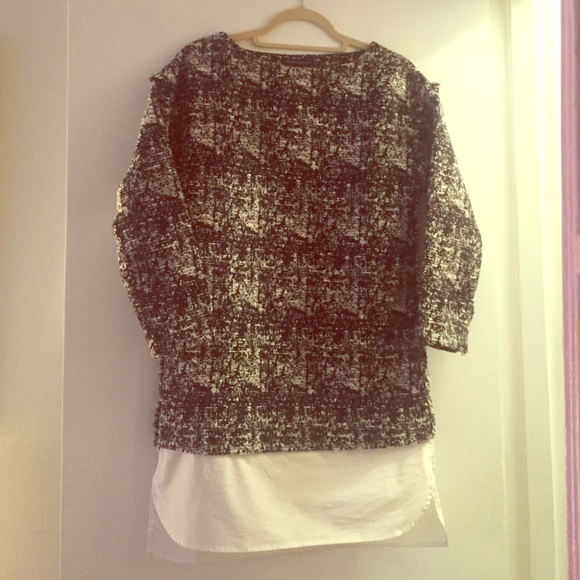 Banana Republic Tweed Tunic Dress