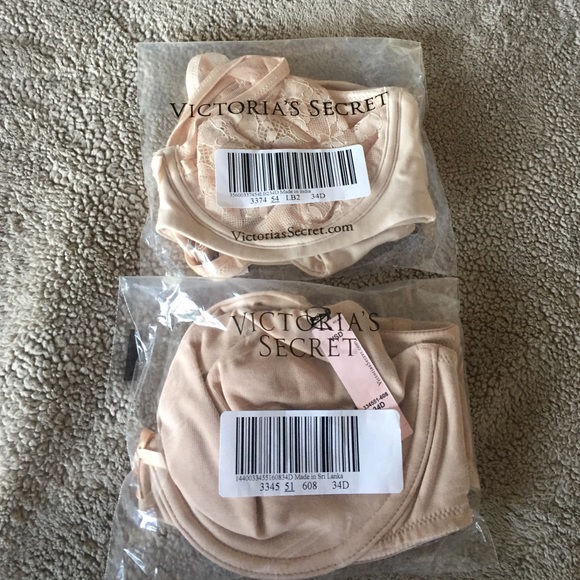 NWT Victoria's Secret-Lot of 2 nude bras