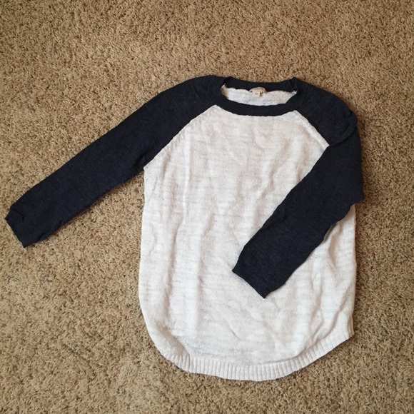 Blue and White baseball Tee - Picture 1 of 1