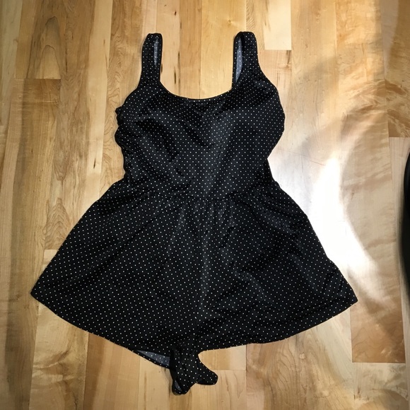 Honors Polk A Dot Romper VINTAGE Swimsuit