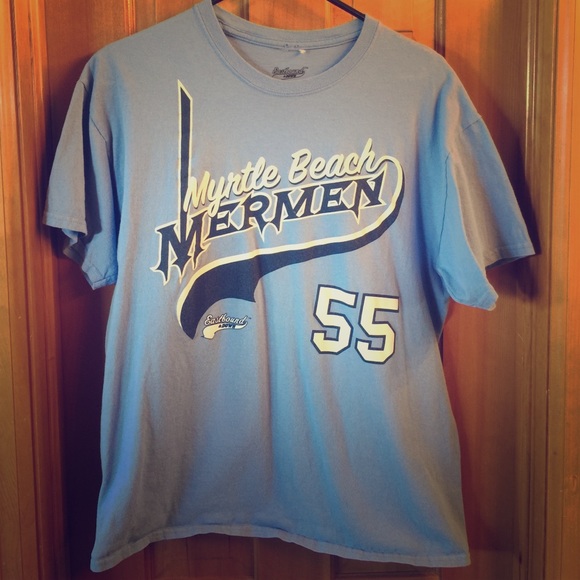 Murtle Beach Mermen T-shirt, Large, blue