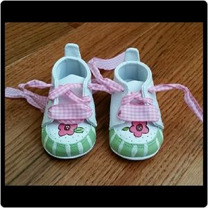 Hand Painted Baby Shoe