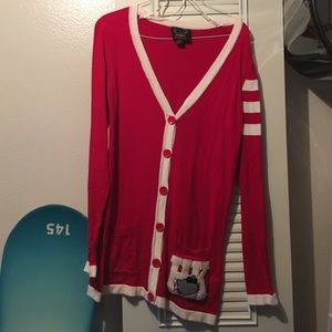 Hello kitty letterman jacket style sweater!!!