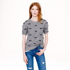 J Crew Bow Sweatshirt