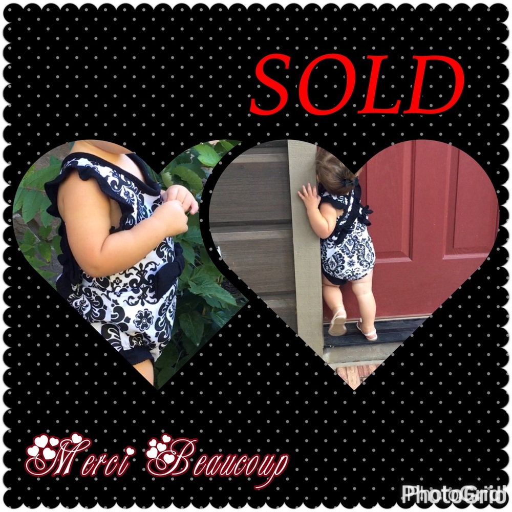 One of a kind handmade romper.