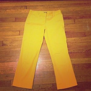 Yellow J. Crew Pants - Size 6
