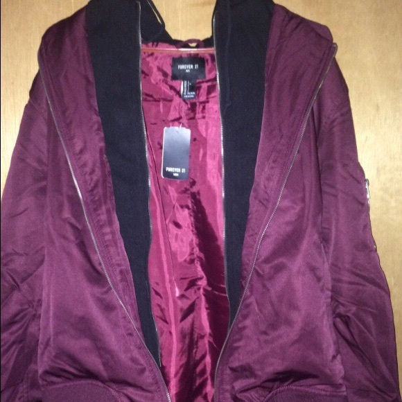 Men's Hooded Bomber Jacket