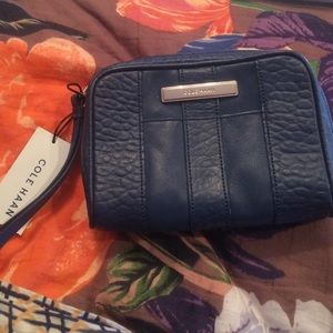 Cole Haan Washed Indigo Wristlet