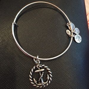Alex and Ani Anchor Charm Bangle