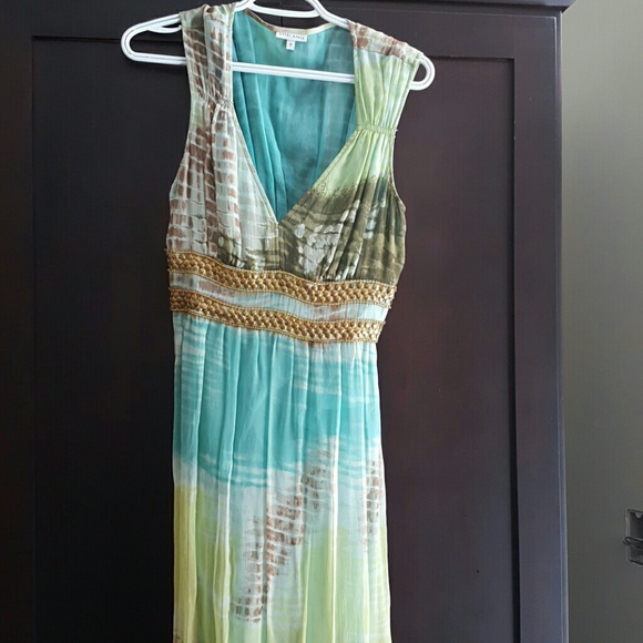 Hiedi Klein multicolor dress, size 4