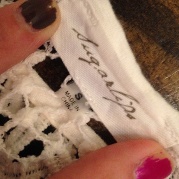 LS cutout detail blouse. Sz S panel and keyhole - Picture 5 of 5