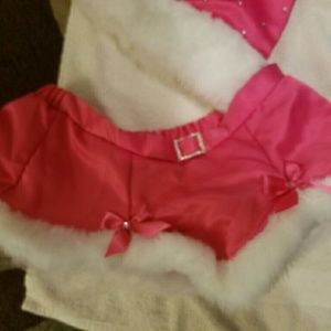 Santa hat and skirt set