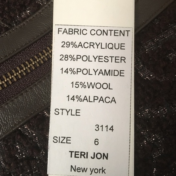 Gorgeous brown skirt by Teri Jon - Picture 4 of 4