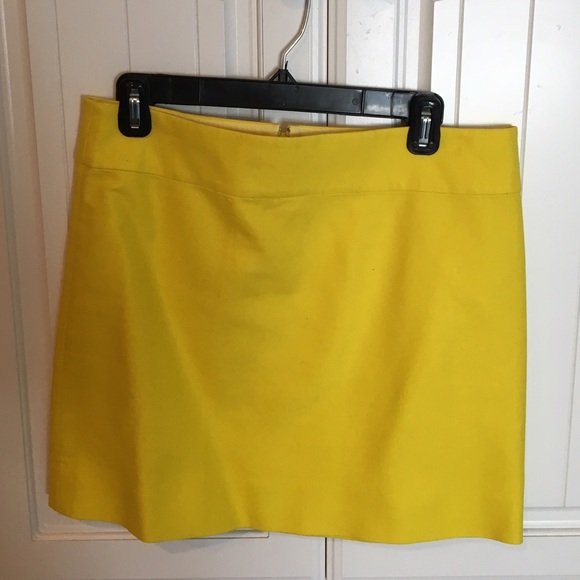 J. Crew Dresses & Skirts - Yellow jcrew mini skirt