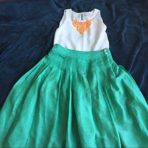 Banana Republic Pleated Skirt