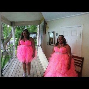 Plus size prom dress