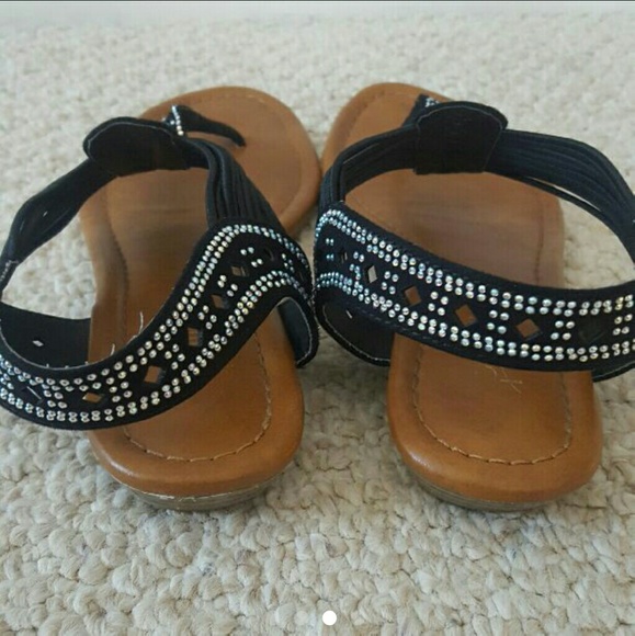 Palms black jeweled sandal - Picture 3 of 4