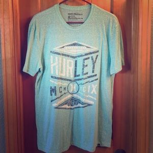 Hurley T-shirt, Large, mint green