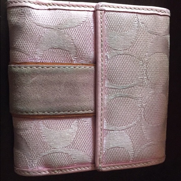 Pink Coach Wallet