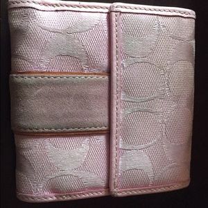 Pink Coach Wallet