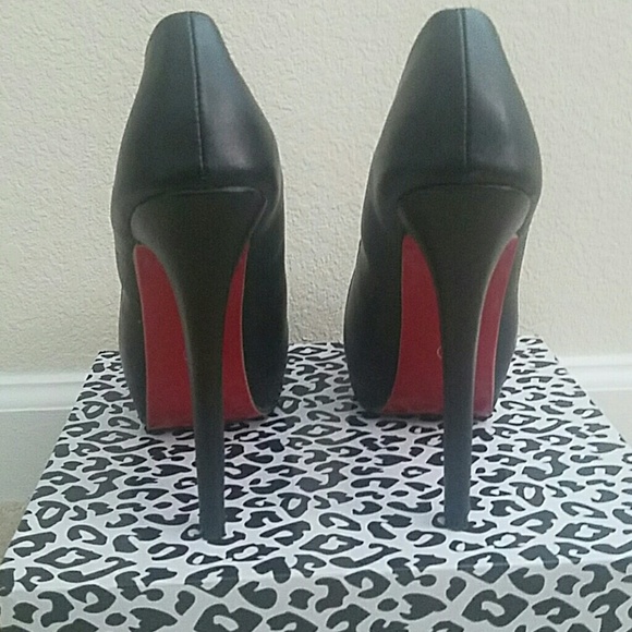 Red Bottom Platform Pumps