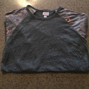 Lularoe Aztec Randy- baseball tee!