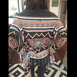 Billabong Aztec Shawl Sweater