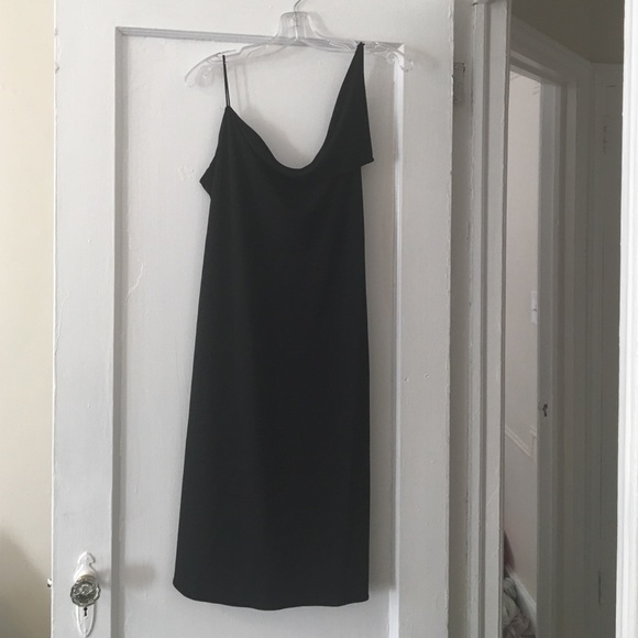 Black cocktail dress