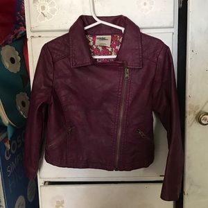 Toddler 'Leather' Jacket