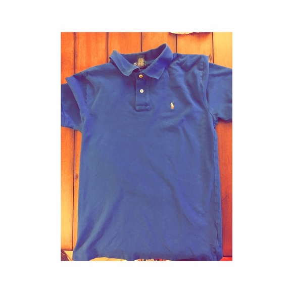 Blue short sleeve polo -Ralph Lauren-
