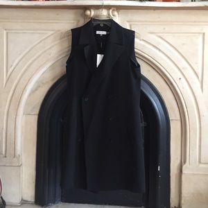 Calvin Klein Long Suit Vest 6 Buttons Size 6