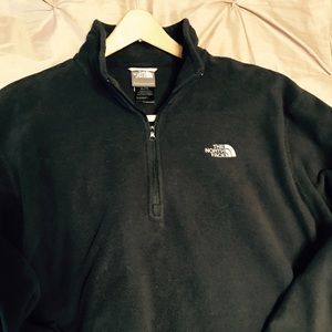 Northface 1/4 Zip Fleece Pullover - XL Black