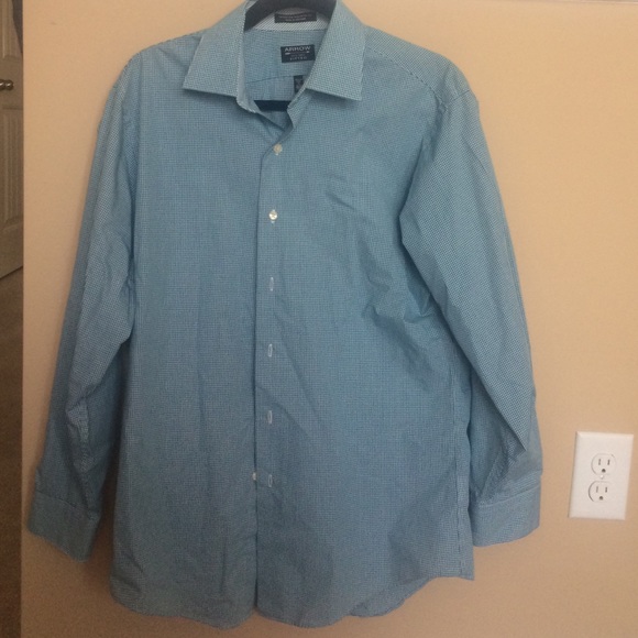 Men's dress shirt, real plaid