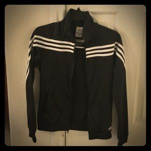 Black and White Adidas Jacket
