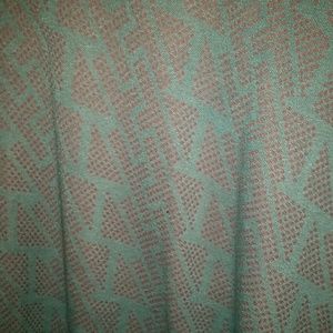 Xxs teal and orange print Lularoe Irma. Brand new.